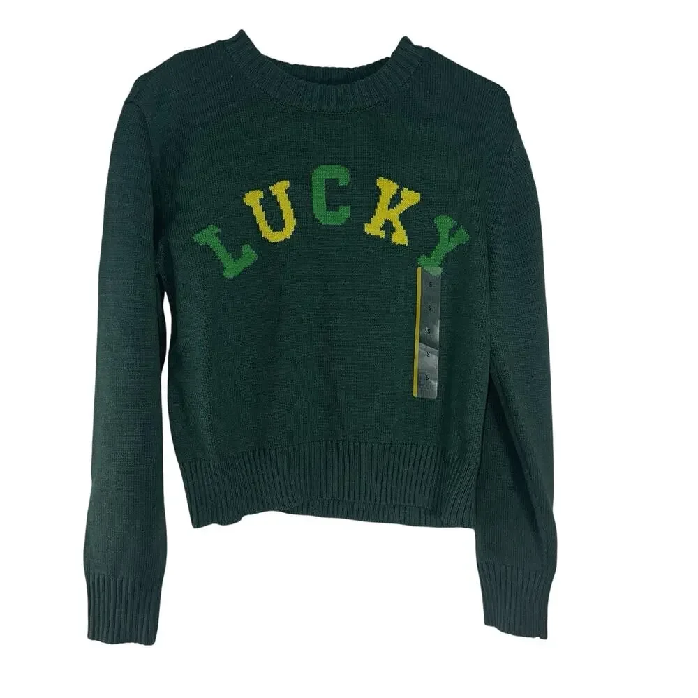 Grayson Threads Green Sweater with Yellow Accents - Picture 2 of 6